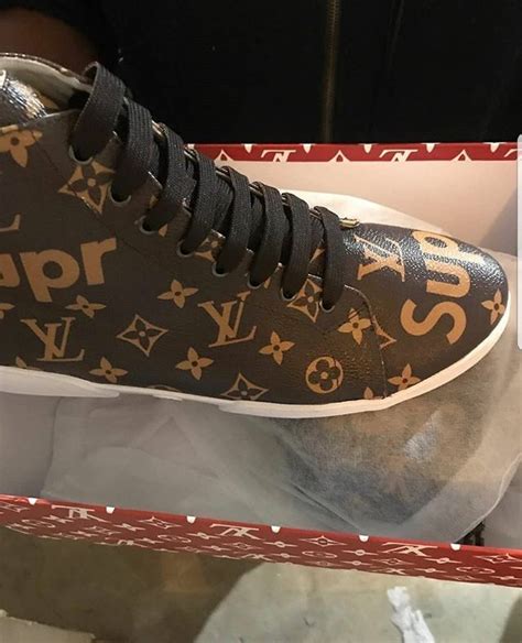 louis vuitton supreme shoes|Louis Vuitton supreme foulard.